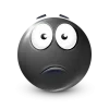 Sticker 🤩 Black Face Emoji @premium_emoji @TgEmodziBot