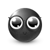 Sticker 🤩 Black Face Emoji @premium_emoji @TgEmodziBot