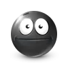 Sticker 🤩 Black Face Emoji @premium_emoji @TgEmodziBot