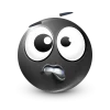 Sticker 🤩 Black Face Emoji @premium_emoji @TgEmodziBot