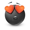Video sticker 🤩 Black Face Emoji @...