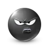 Sticker 🤩 Black Face Emoji @premium_emoji @TgEmodziBot