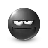 Sticker 🤩 Black Face Emoji @premium_emoji @TgEmodziBot