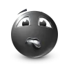 Sticker 🤩 Black Face Emoji @premium_emoji @TgEmodziBot