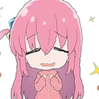 Video sticker 😊 Bocchi @animestickerchannel