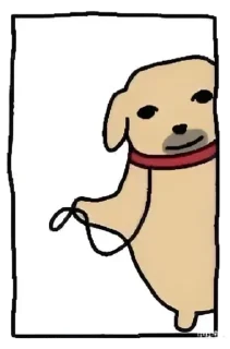 Telegram sticker 🚶‍♀️ NudaengDog