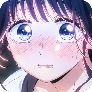 Telegram sticker 😳 Wagari ZOE 🩷                                    @FreeSkyo