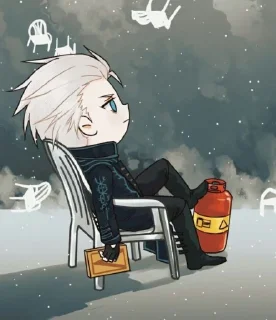 Telegram sticker 😒 Mood vergil