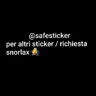 Sticker 🤡 Squadra Snorlax - @safesticker