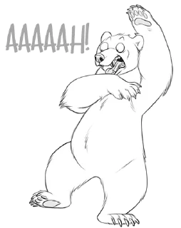 Telegram sticker 😱 The Bear Minimum official stickers