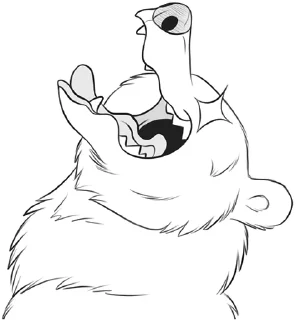 Telegram sticker 💋 The Bear Minimum official stickers
