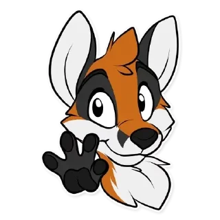 Sticker 😊 Fox by Muzz
