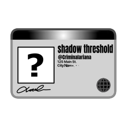 Sticker 🤩 shadow threshold @TgEmodziBot