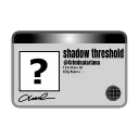 Video sticker 🤩 shadow threshold @...