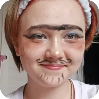 Телеграм стикер 😘 Хзе