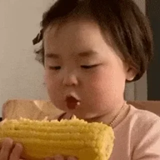 Телеграм стикер 🌽 江九岁的小童真