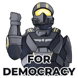 Sticker 🫡 Helldivers Red Caffeine pack