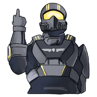 Video sticker 🖕 Helldivers Red Caffeine pack