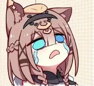 Telegram sticker 😭 Meow