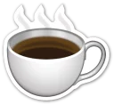 Telegram sticker ☕ Emoji V3.2 By Carlosartugo