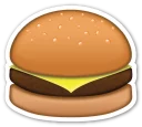 Telegram sticker 🍔 Emoji V3.2 By Carlosartugo