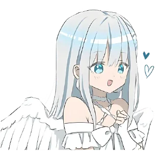 Telegram sticker 🌟 ᥲᥒgᥱᥣ > @nerveis 🪽 :: @fStikBot