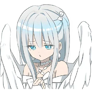 Telegram sticker 🌟 ᥲᥒgᥱᥣ > @nerveis 🪽 :: @fStikBot