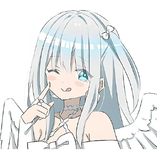 Telegram sticker 🌟 ᥲᥒgᥱᥣ > @nerveis 🪽 :: @fStikBot