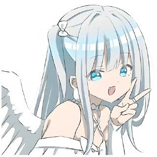 Telegram sticker 🌟 ᥲᥒgᥱᥣ > @nerveis 🪽 :: @fStikBot