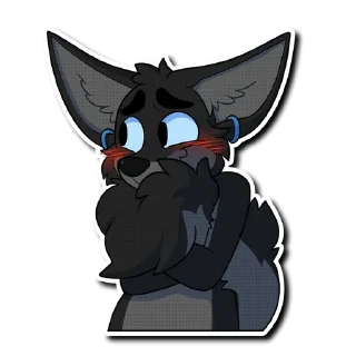 Телеграм стикер 😳 Nubi