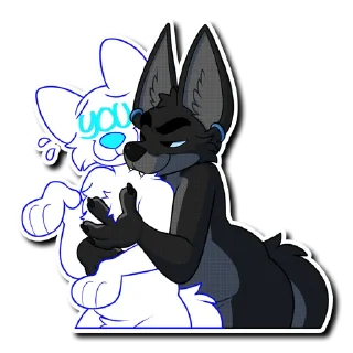 Телеграм стикер 😈 Nubi