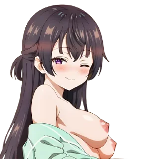 Telegram sticker 🤍 Аля 18+ @NSFWBOT_PORNH_HENTAII_BOT.