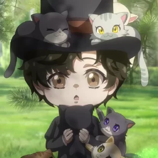 Video sticker 🐾 Chibi LOTM 🃏✨ @stickersglobal