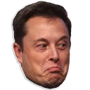 Sticker 😯 Elon Musk (Ілон Маск, Илон Маск)