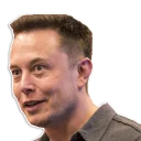 Telegram sticker 😳 Elon Musk (Ілон Маск, Илон Маск)