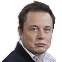 Telegram sticker 😐 Elon Musk (Ілон Маск, Илон Маск)