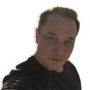 Telegram sticker 😜 Elon Musk (Ілон Маск, Илон Маск)