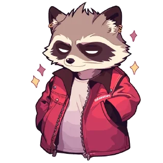 Video sticker 😎 Енотики -> @cute_enot_art