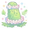 Sticker 🗿 жду лето @cute_enot_art