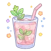 Sticker 🍹 жду лето @cute_enot_art