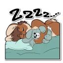 Telegram sticker 💤 Flip