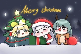 Sticker 🌟 WuWaChristmas :: @fStikBot