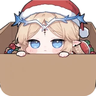 Telegram sticker 🌟 WuWaChristmas :: @fStikBot