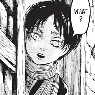 Telegram sticker 🤩 - ᗷY @ahMshY 𓉮 . Eren | Manga