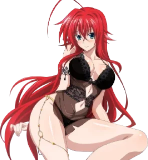 Telegram sticker 🍷 DxD @ecchistickers @xvieravelyn