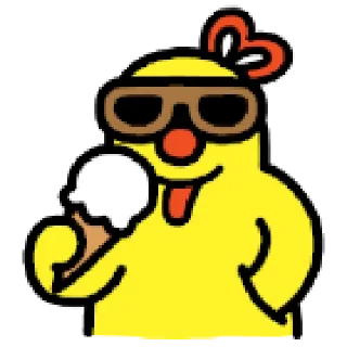 Video sticker 💬 블루 & 옐로 데일리 라이프 2 By @KakaoEmoticon