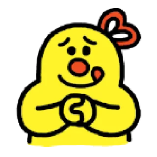 Telegram sticker 💬 블루 & 옐로 데일리 라이프 2 By @KakaoEmoticon