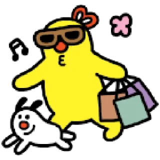 Video sticker 💬 블루 & 옐로 데일리 라이프 2 By @KakaoEmoticon