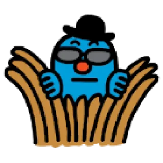 Sticker 💬 블루 & 옐로 데일리 라이프 2 By @KakaoEmoticon