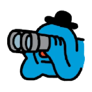 Video sticker 💬 블루 & 옐로 데일리 라이프 2 By @KakaoEmoticon